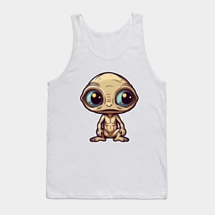 Cool Alien with a Hooded Pullover design #14 Tank Top